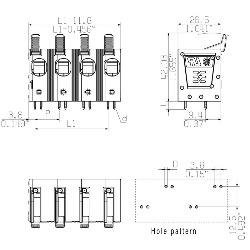LUF 15.00/05/90V 5.0SN BK BX