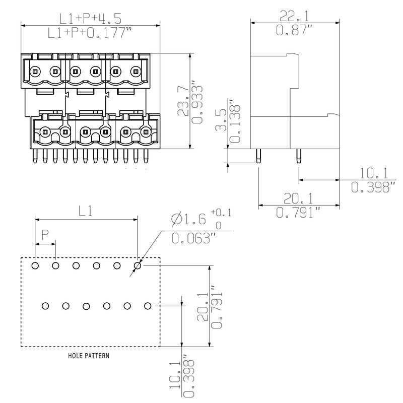CHDV 5.00/06/90G 3.5SN GN BX