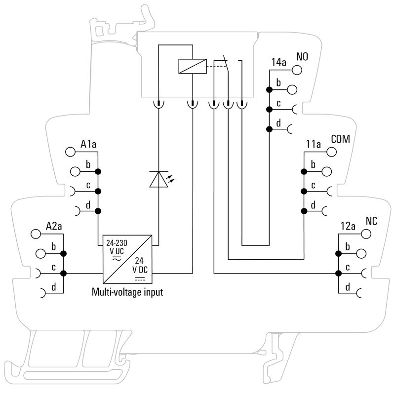 TRP 24-230VUC 1CO 16A ED2