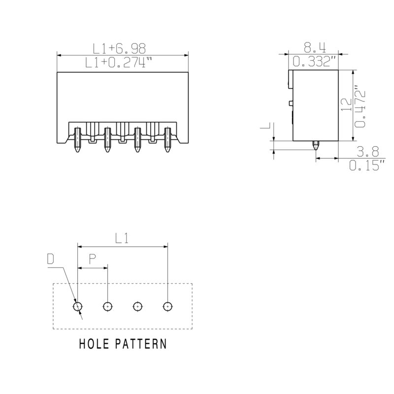 SL-SMT 5.08HC/09/180G 3.2SN BK BX
