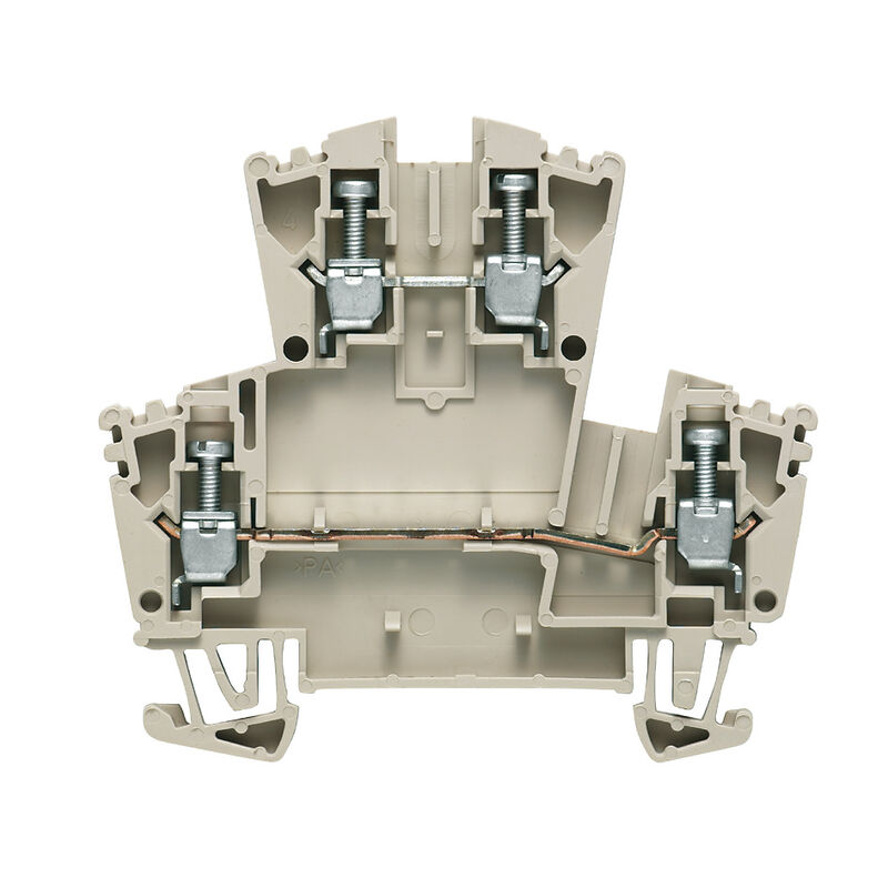Weidmuller 1041100000 |  WDK 2.5 ZQV | W-SERIES - Feed through terminal block | Clamping Yoke Techno