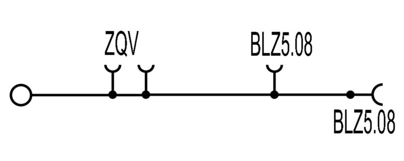 接线端子WDU 1.5/ZQV/BLZ 5.08