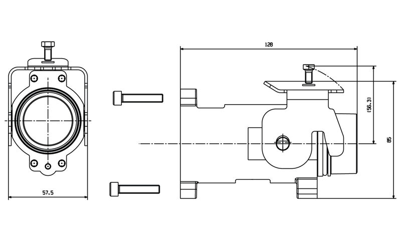 连接器外壳HDC HP550 STGH CR 1P