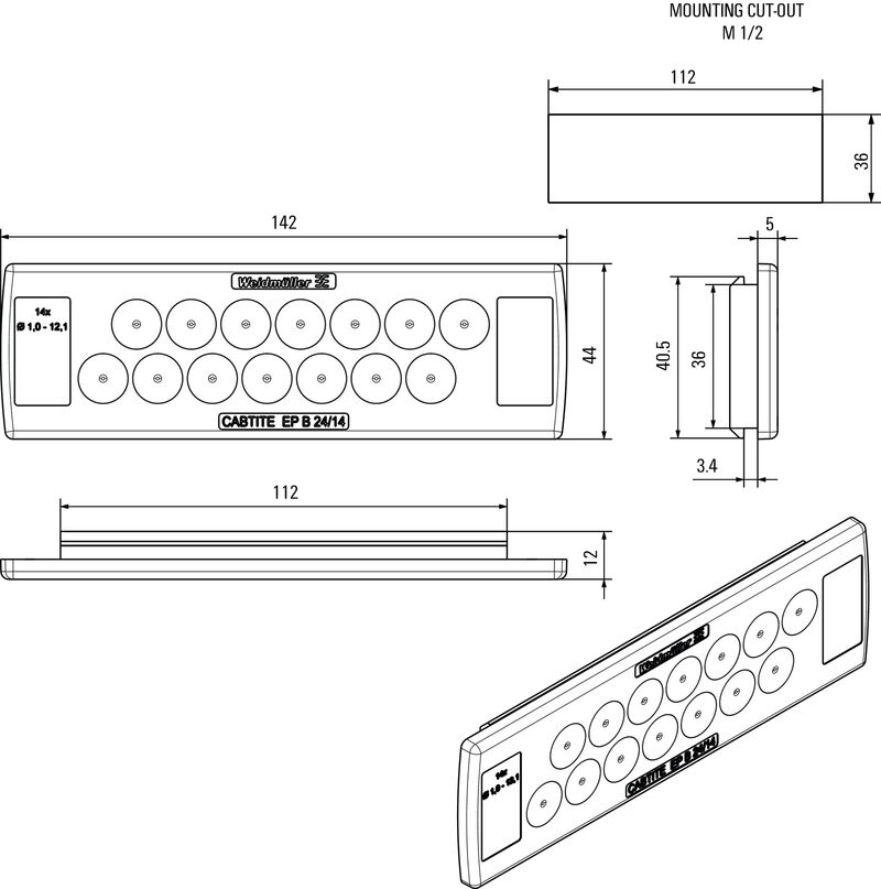 CABTITE EP B 24/14 GY
