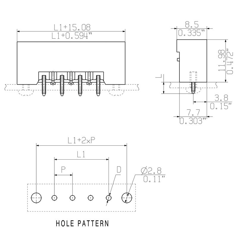 SL 5.08HC/06/180F 3.2SN BK BX