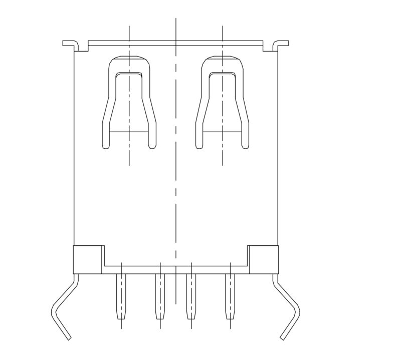 USB2.0A R1V 2.5N4 TY BK