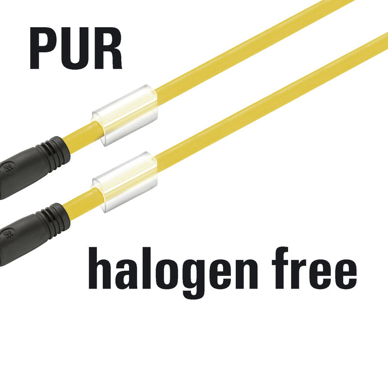 PUR halogen-free yellow (UGE)