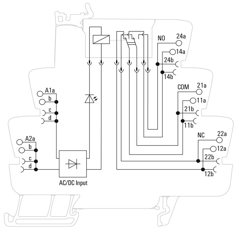 继电器TRP 24VUC 2CO FG