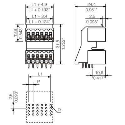 S2LD-THR 3.50/36/90G 3.2SN BK BX
